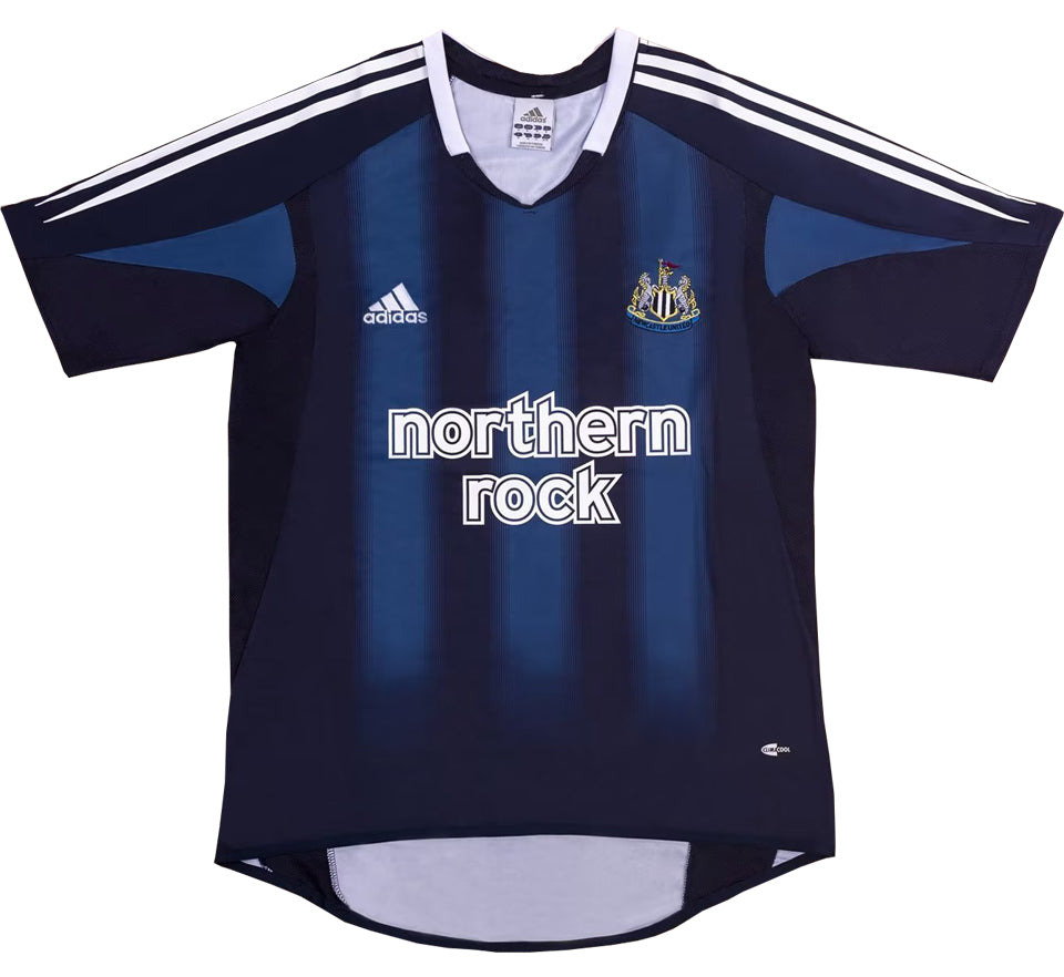 jersey 2004/05 newcastle visitante manga corta versión fan retro
