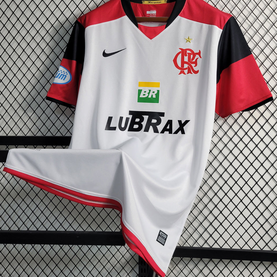 jersey 2008/09 flamengo visitante manga corta versión fan retro