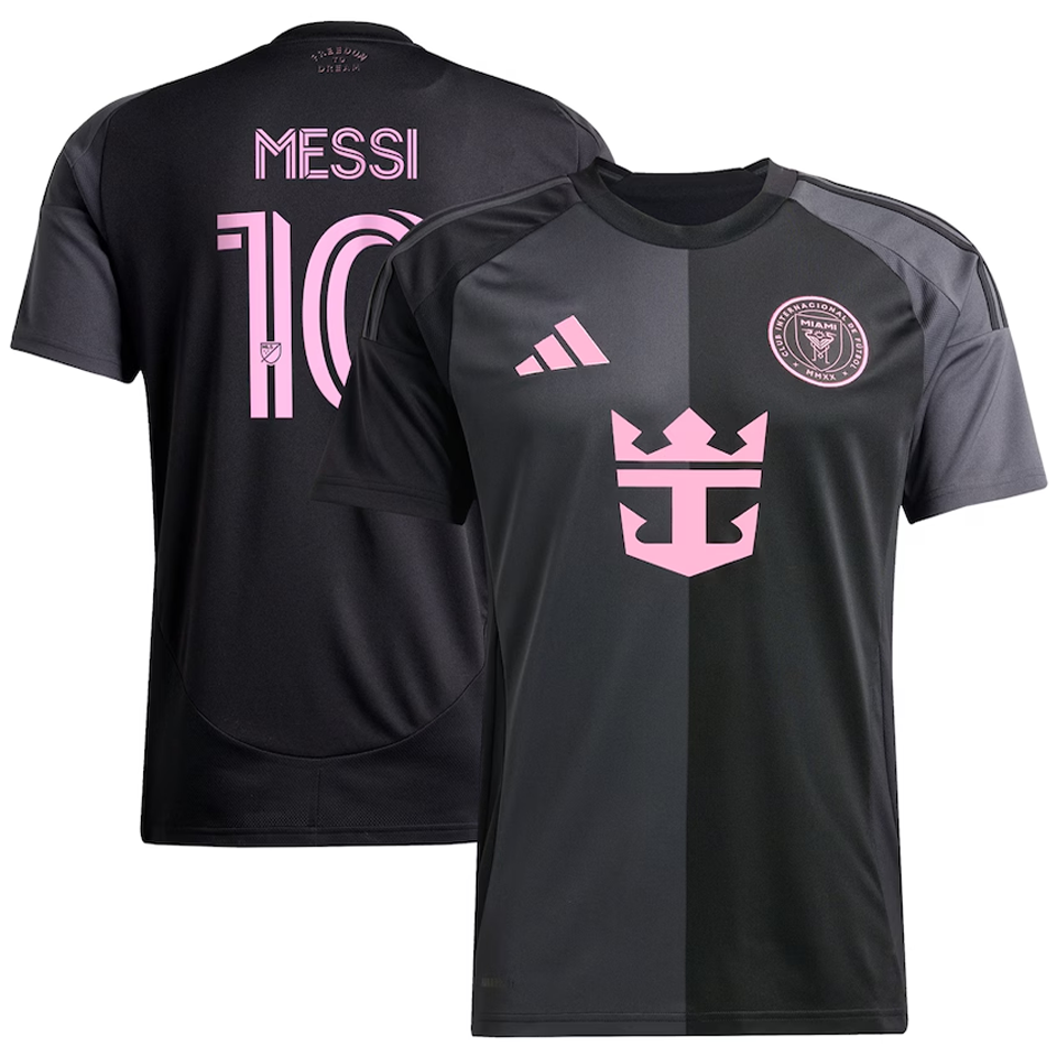 jersey 2025/26 inter miami visitante manga corta versión jugador