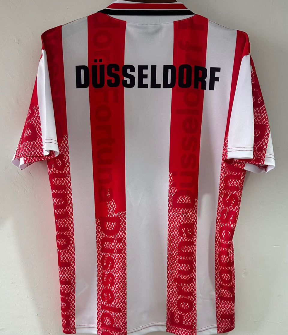 jersey 1998 fortuna dusseldorf local manga corta versión fan retro
