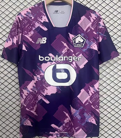 Jersey 2025/26 Lille Visitante Manga corta Versión Fan