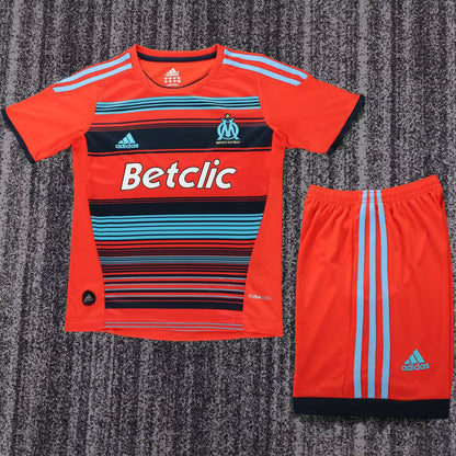 Jersey 2011/2012 Marsella Visitante Manga corta Niño Retro