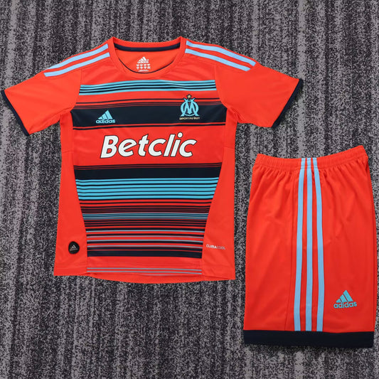 Jersey 2011/2012 Marsella Visitante Manga corta Niño Retro