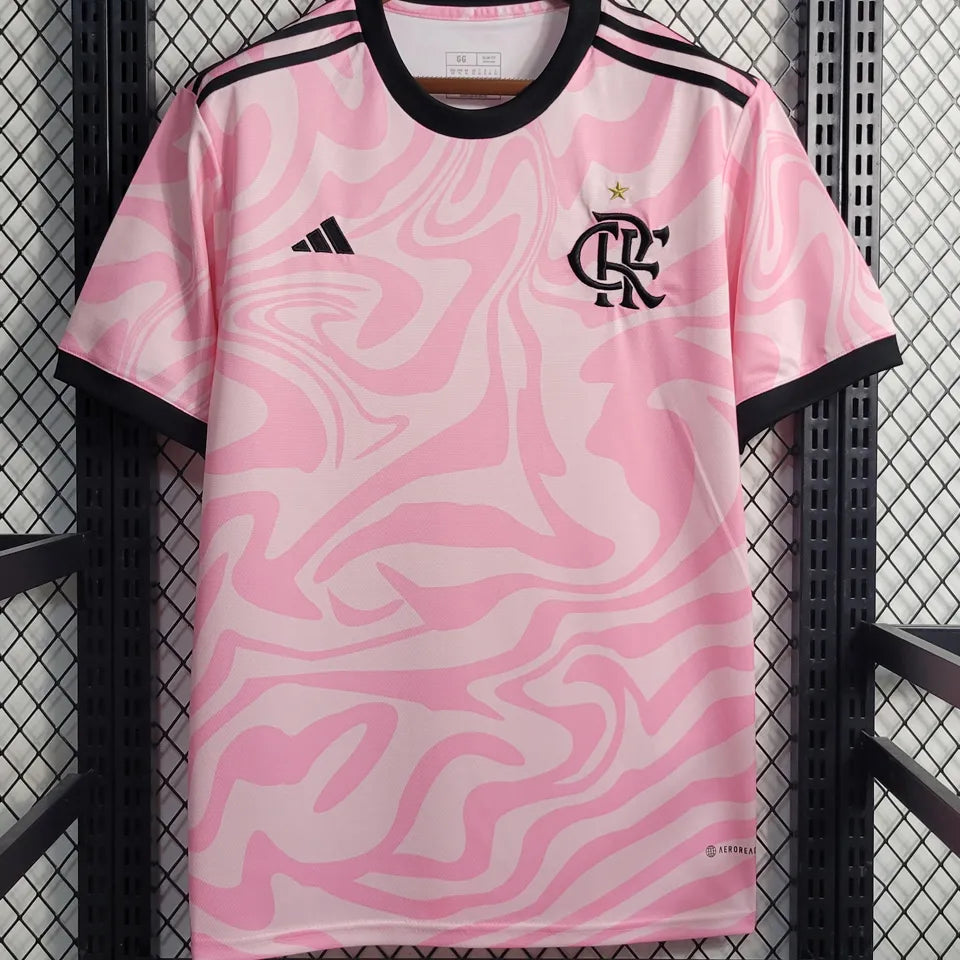 Jersey 2023 Flamengo Pink Especial Manga corta Versión Fan