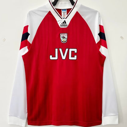 Jersey 1992/94 Arsenal Local Manga larga Versión Fan Retro