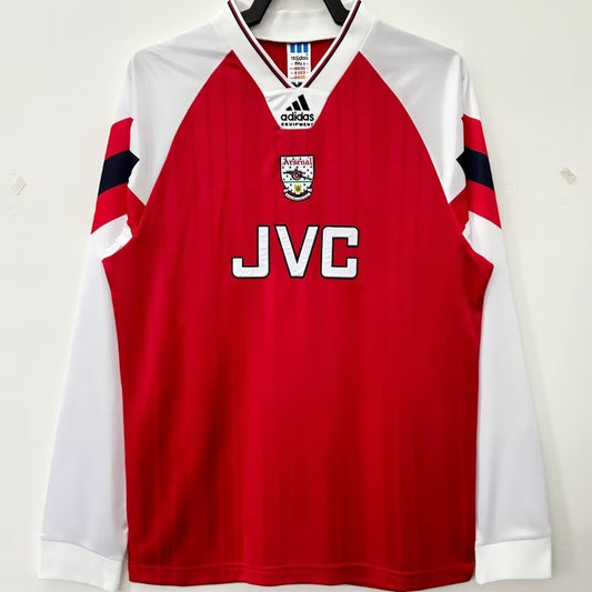 Jersey 1992/94 Arsenal Local Manga larga Versión Fan Retro