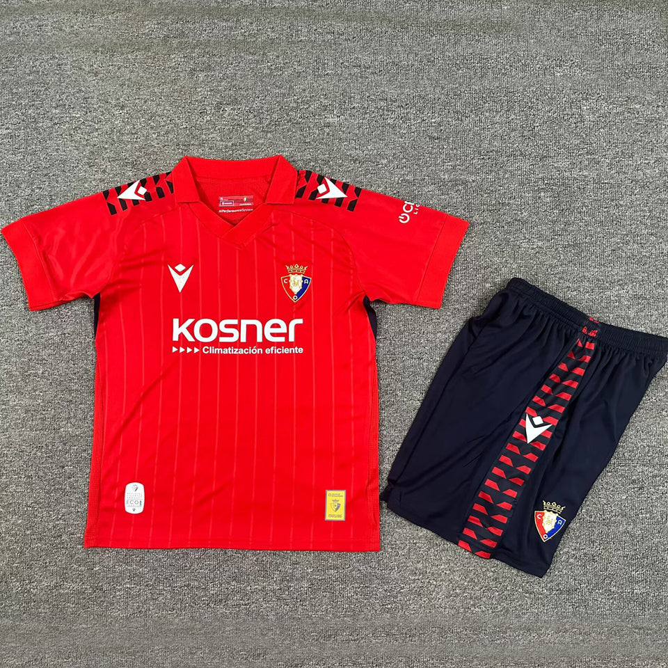 Jersey 2025/26 Osasuna Local Manga corta Niño
