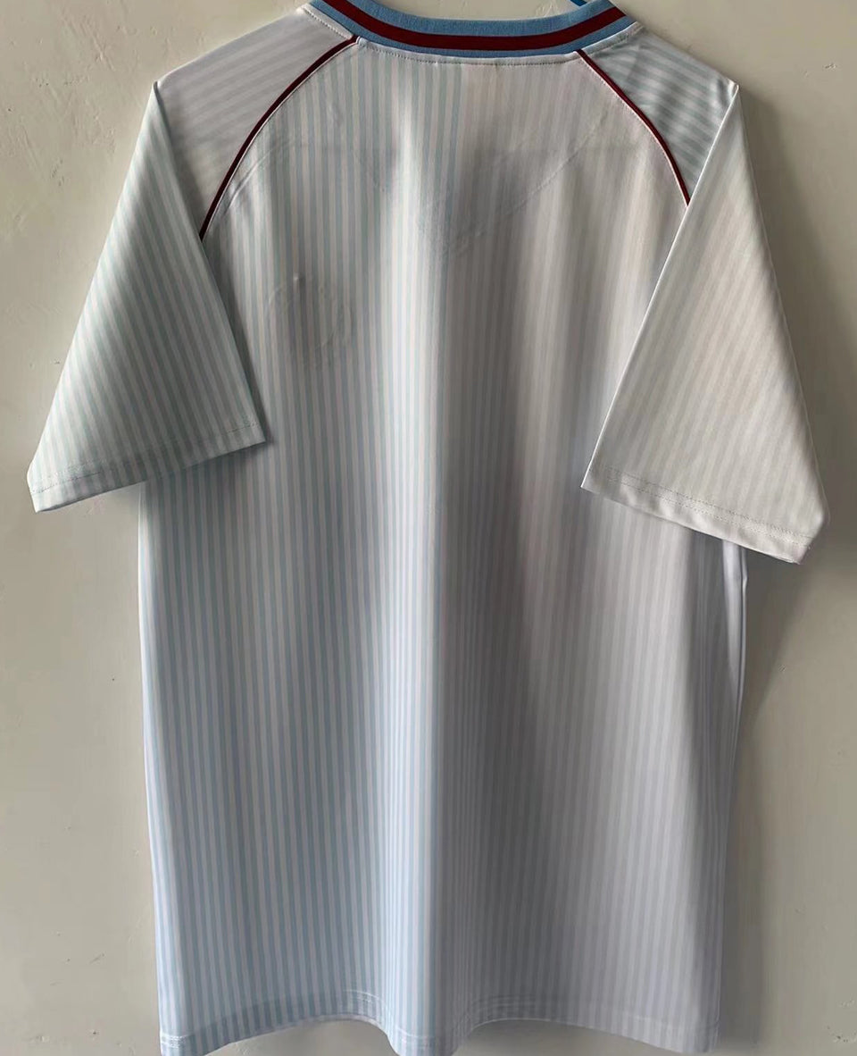 jersey 1988 aston villa visitante manga corta versión fan retro