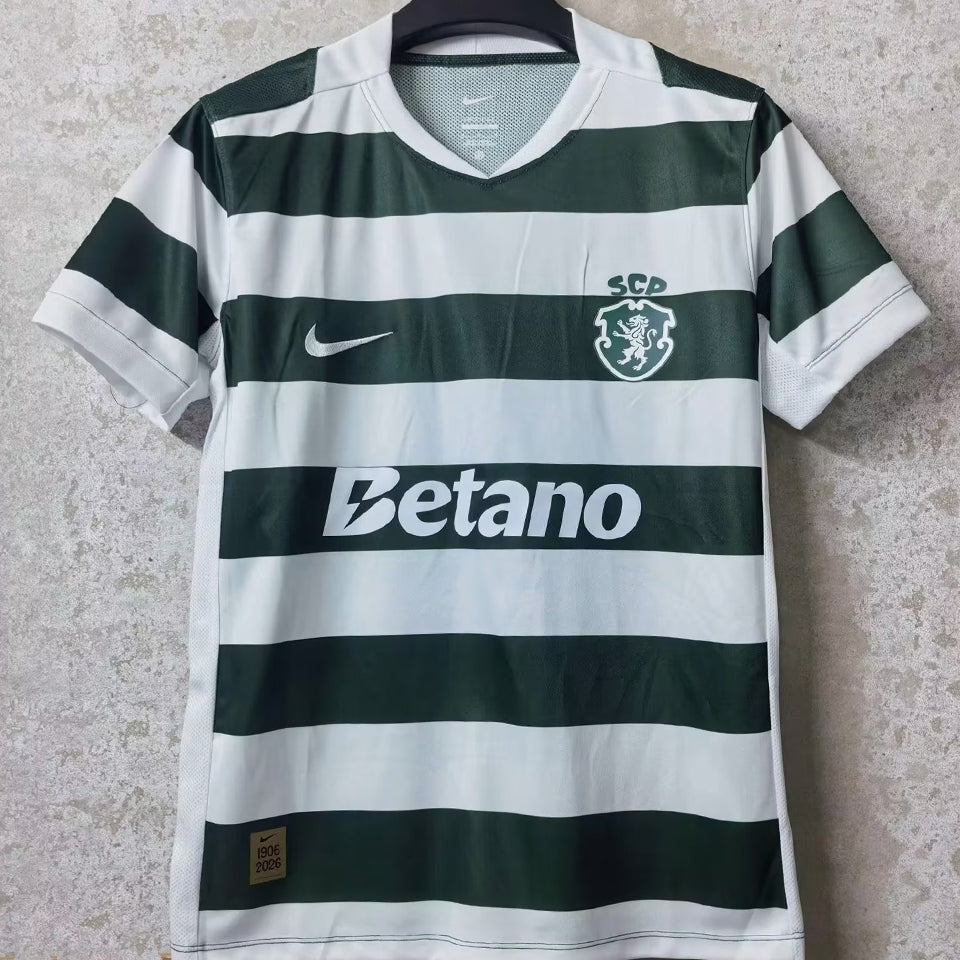 jersey 2026/27 sporting lisbon local manga corta versión fan