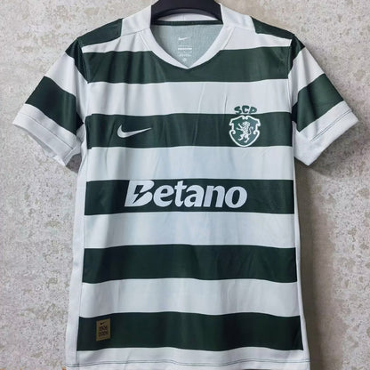 Jersey 2026/27 Sporting Lisbon Local Manga corta Versión Fan