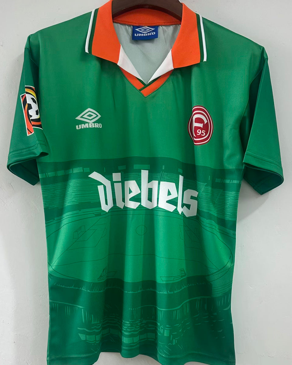 jersey 1996 fortuna dusseldorf visitante manga corta versión fan retro