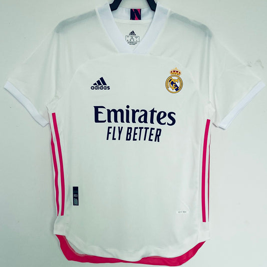 Jersey 2020/21 Real Madrid Local Manga corta Versión Jugador Retro