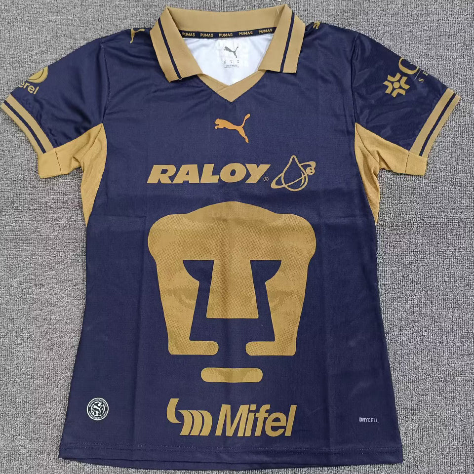 jersey 2026/27 pumas unam visitante manga corta mujer