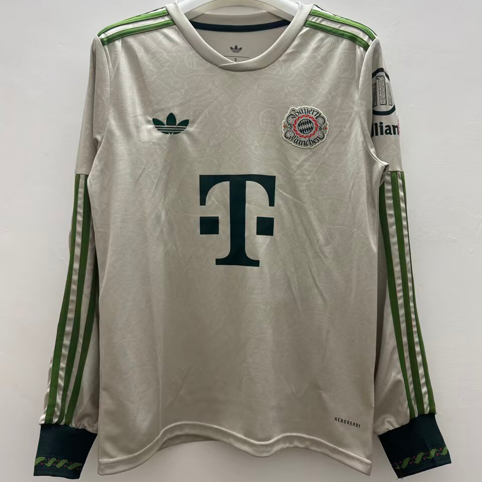 jersey 2025/26 bayern munich especial manga larga versión fan