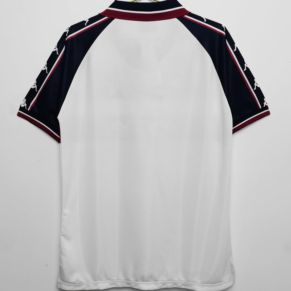 jersey 1997/98 manchester city visitante manga corta versión fan retro