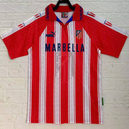 Jersey 1995/96 Atletico de Madrid Local Manga corta Versión Fan Retro