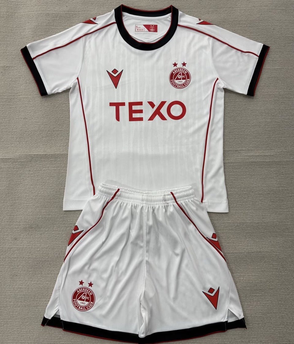 jersey 2026/27 aberdeen visitante manga corta niño