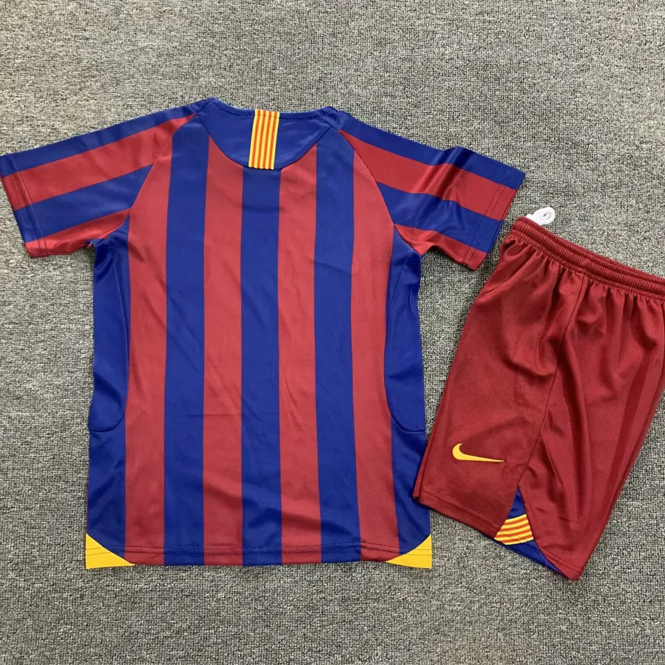 Jersey 2005/06 Barcelona Local Manga corta Niño Retro