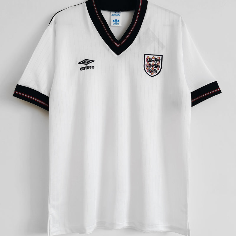 1984/1987 inglaterra local versión fan selecciones retro