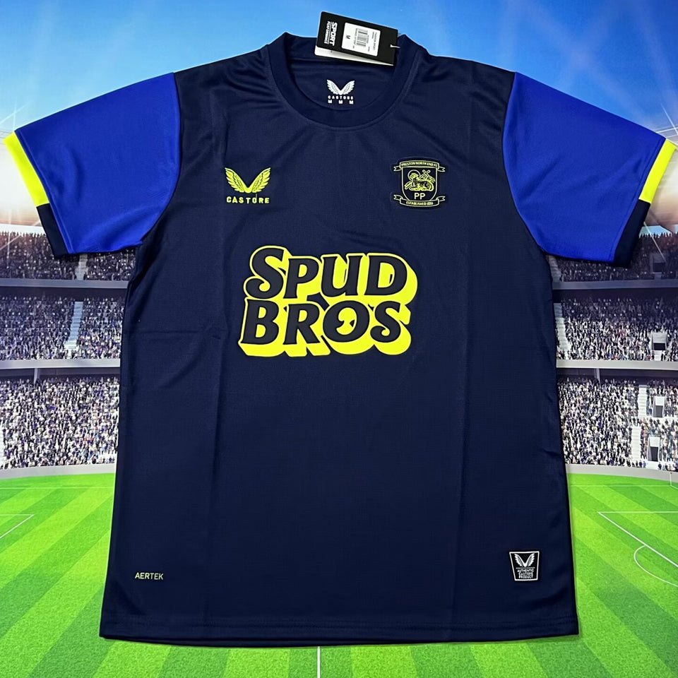 Jersey 2025/26 Preston North End Visitante Manga corta Versión Fan