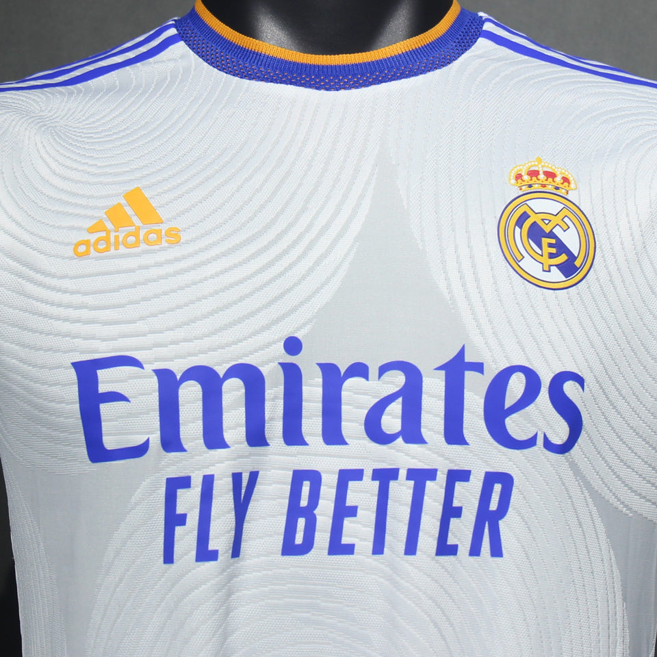 jersey 2021/22 real madrid local manga larga versión jugador