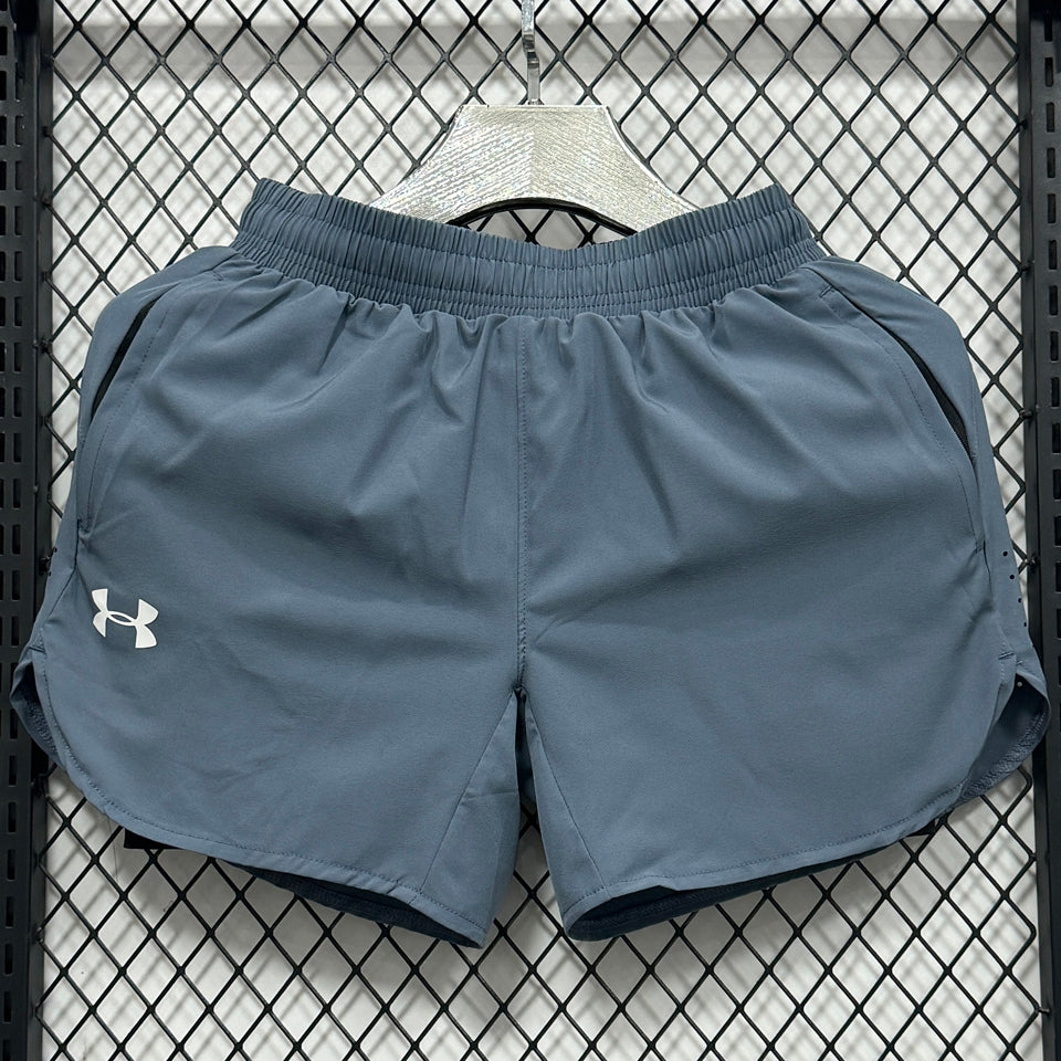 2025/26 ua casual double layer especial versión fan shorts/ pantalones