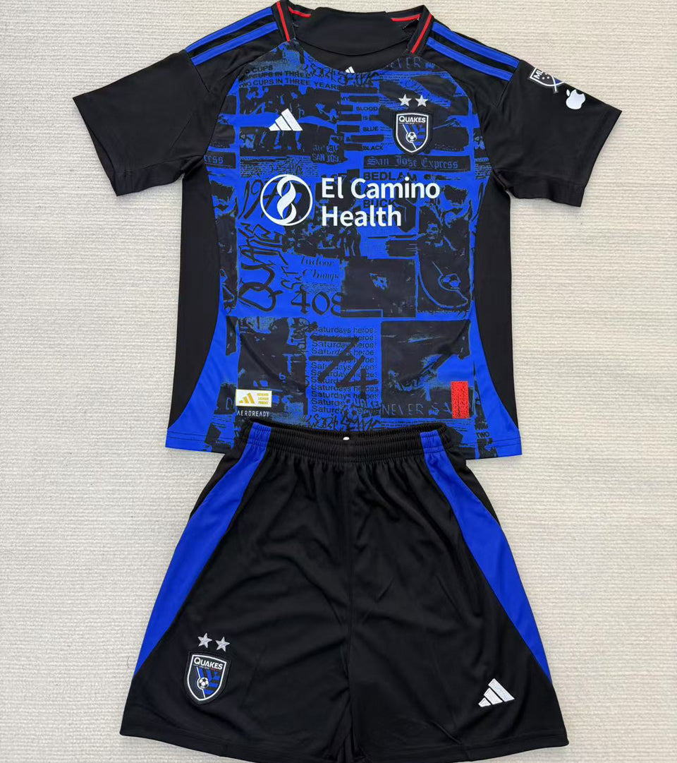 jersey 2025/26 sj earthquakes local manga corta niño