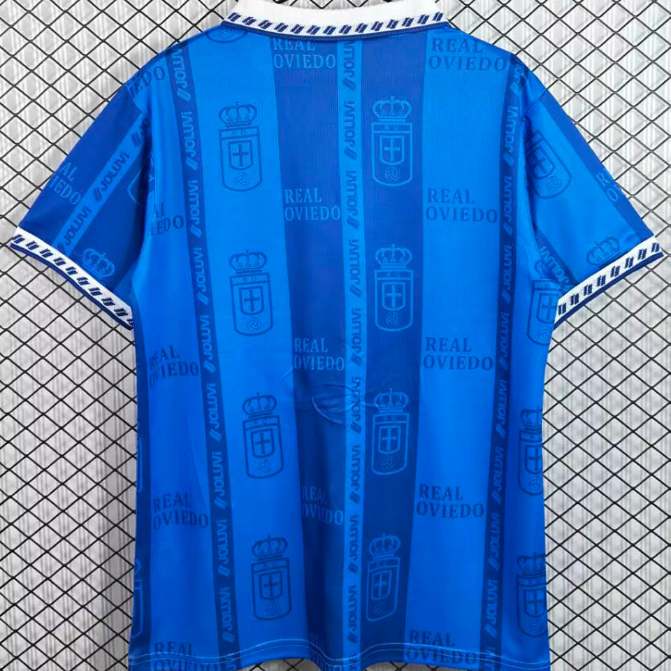 jersey 1997/1998 real oviedo local manga corta versión fan retro