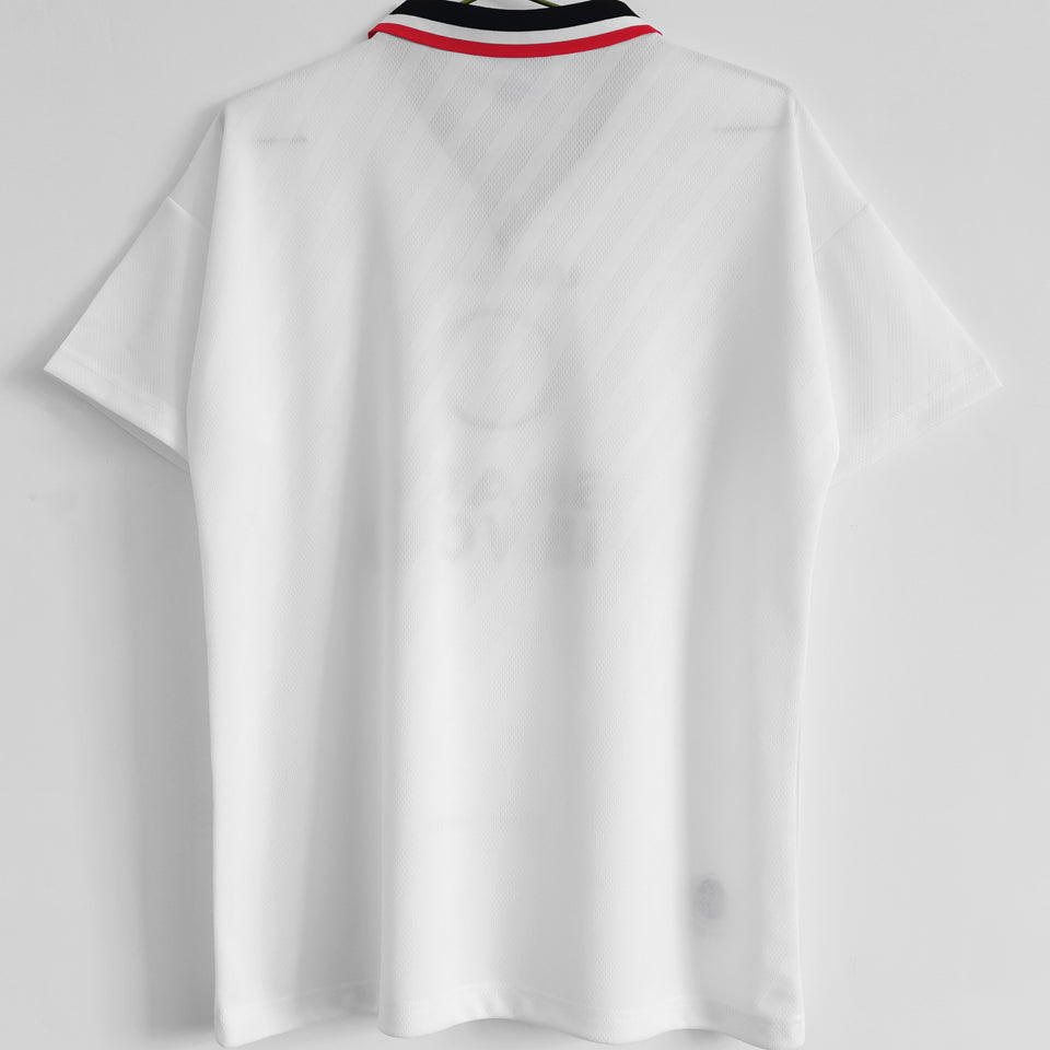 jersey 1996/97 manchester united visitante manga corta versión fan retro