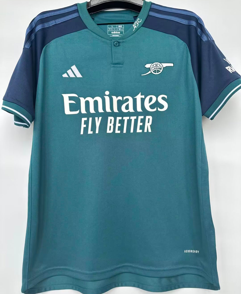 jersey 2023/24 arsenal tercero manga corta versión fan