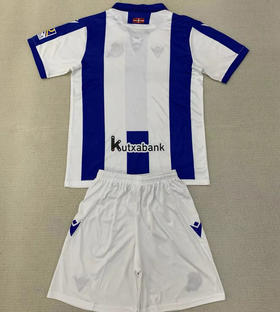 Jersey 2024/25 Real Sociedad Local Manga corta Niño