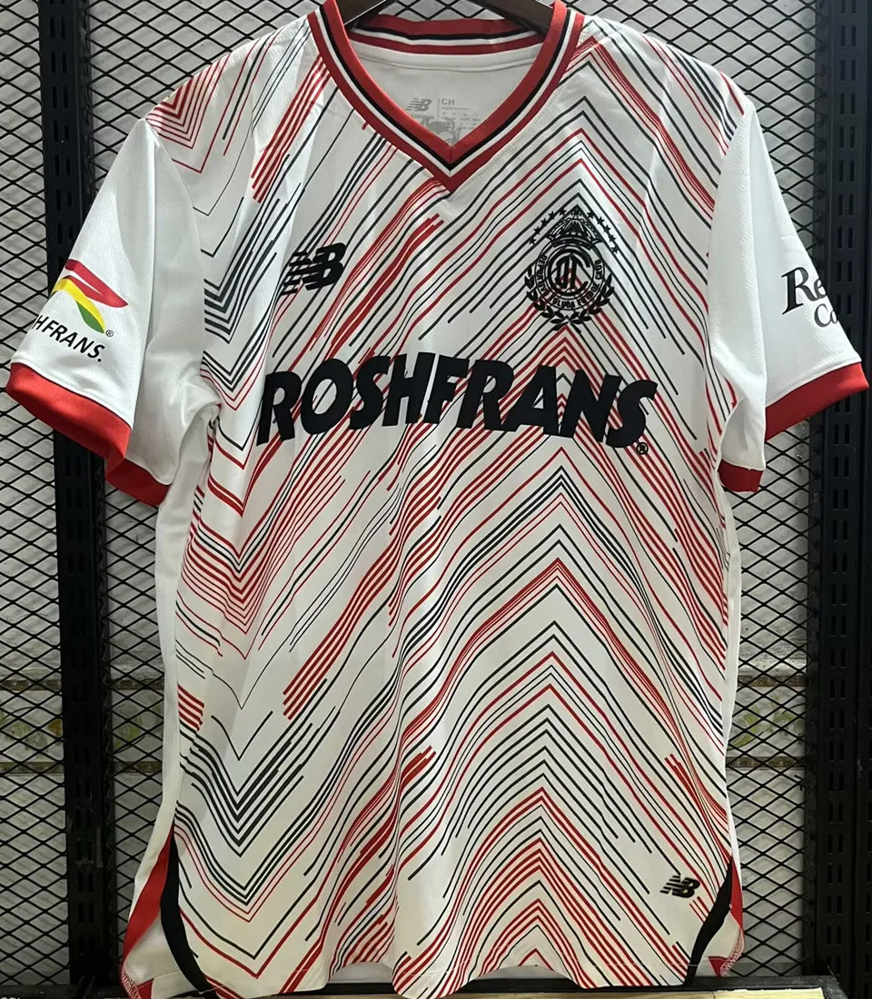 Jersey 2024/25 Deportivo Toluca Visitante Manga corta Versión Fan