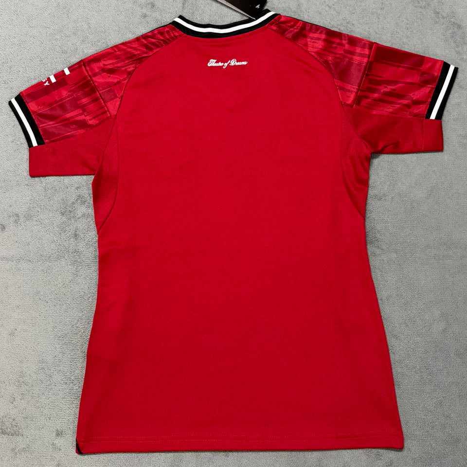 Jersey 2025/26 Manchester United Local Manga corta Mujer
