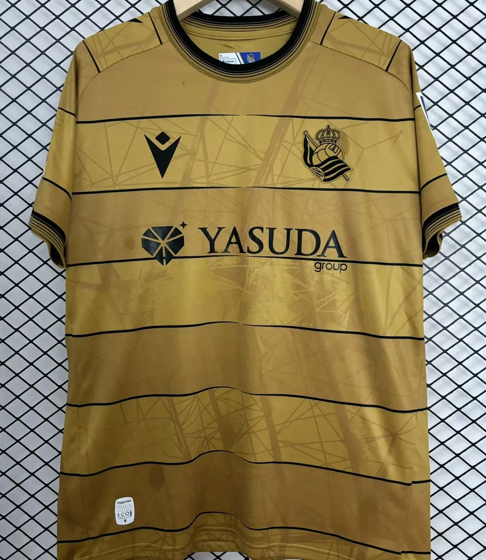 Jersey 2024/25 Real Sociedad Visitante Manga corta Versión Fan