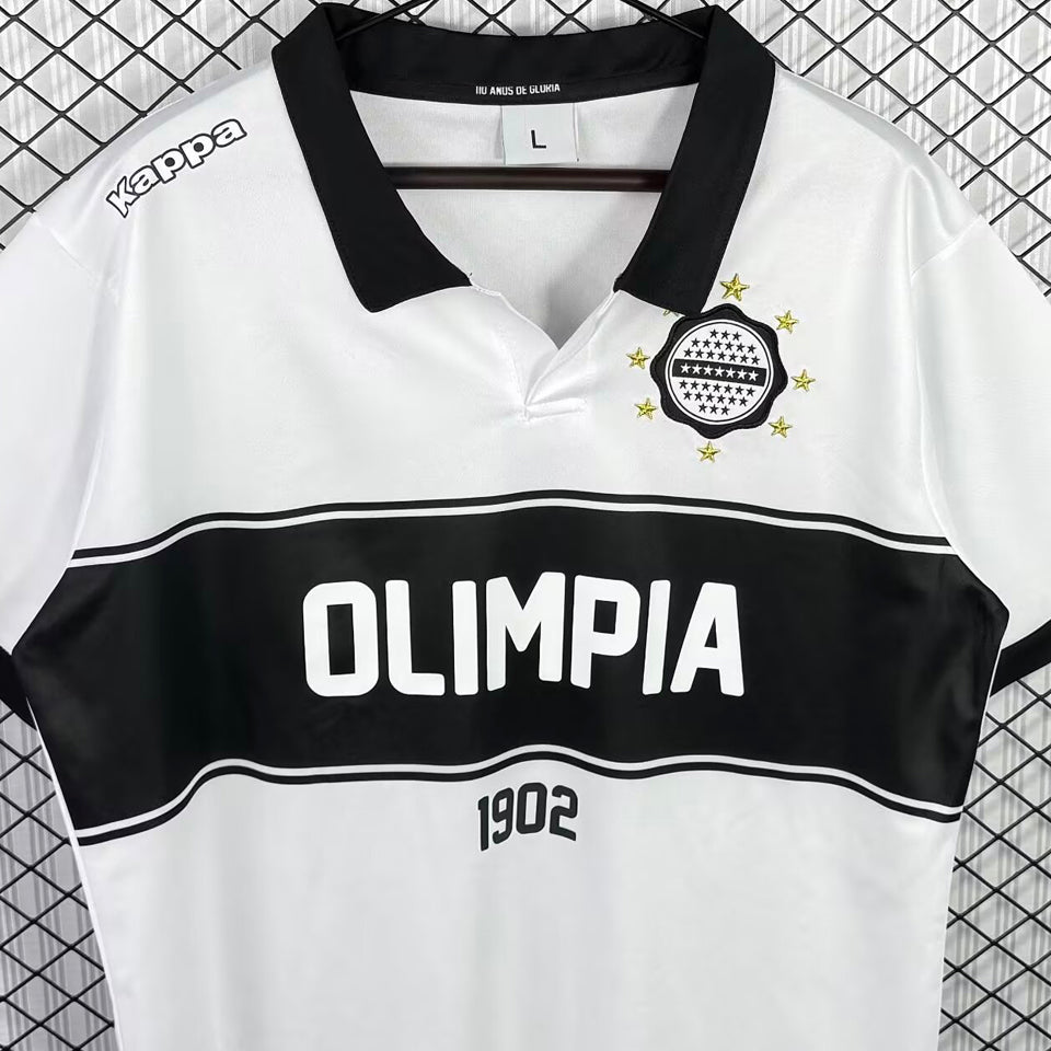 jersey 2012 club olimpia local manga corta versión fan retro