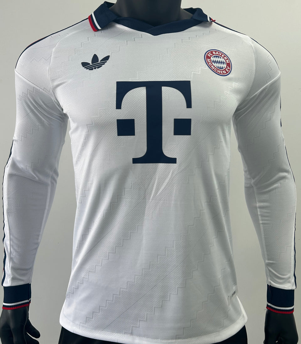 jersey 2026/27 bayern munich visitante manga larga versión jugador