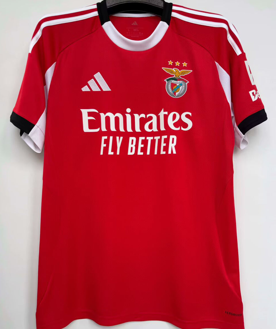 jersey 2025/26 benfica local manga corta versión fan