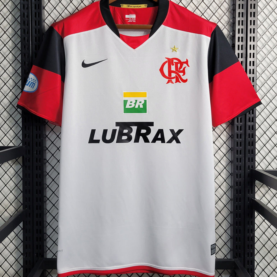 jersey 2008/09 flamengo visitante manga corta versión fan retro