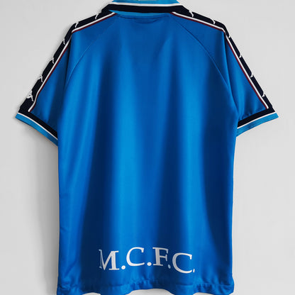 Jersey 1998/99 Manchester City Local Manga corta Versión Fan Retro