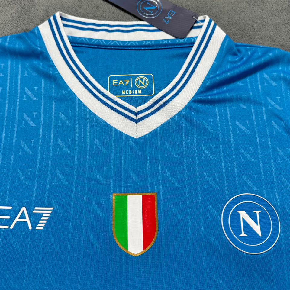 jersey 2025/26 napoli local manga corta versión fan