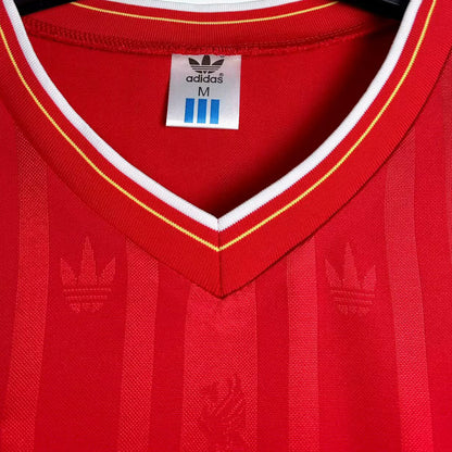 Jersey 1986/1987 Liverpool Local Manga corta Versión Fan Retro