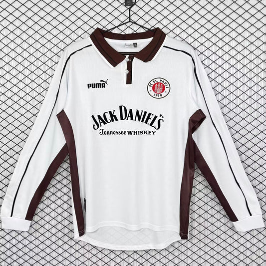 Jersey 1999/2000 ST PAULI Local Manga larga Versión Fan Retro