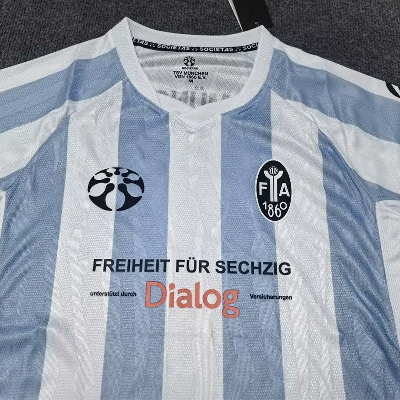 jersey 2026/27 münchen 1860 local manga corta versión fan
