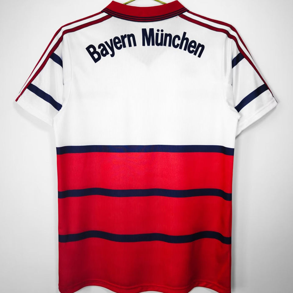 jersey 1998/2000 bayern munich visitante manga corta versión fan retro