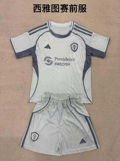 Jersey 2025/26 Seattles Sounders Especial Manga corta Niño
