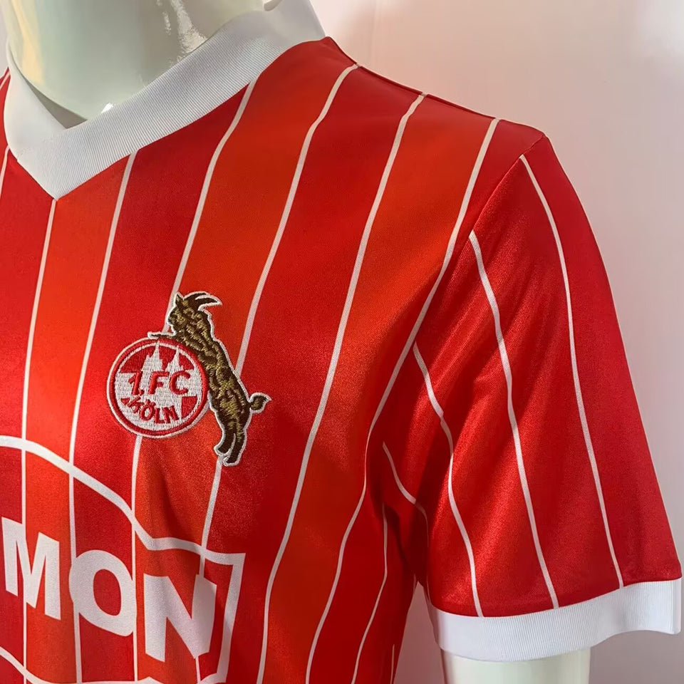 jersey 1985/86 1. fc koln visitante manga corta versión fan retro