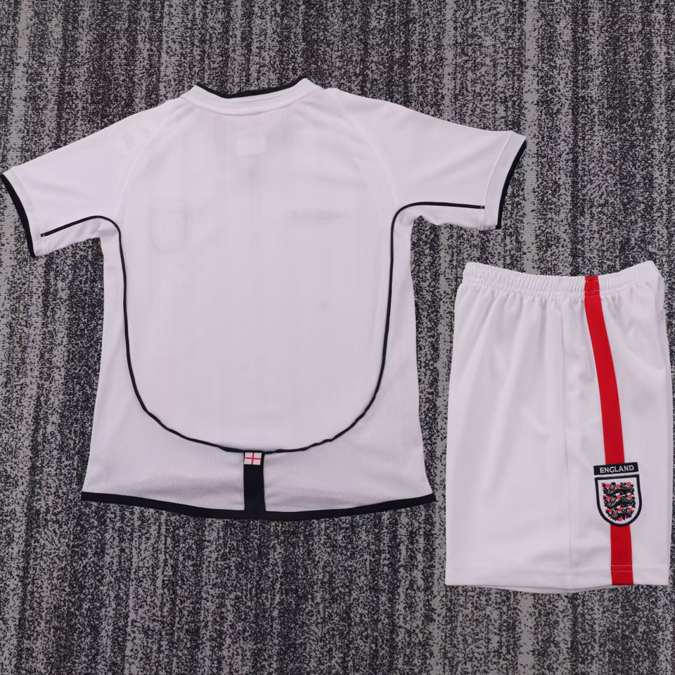 2002 inglaterra local niño selecciones retro