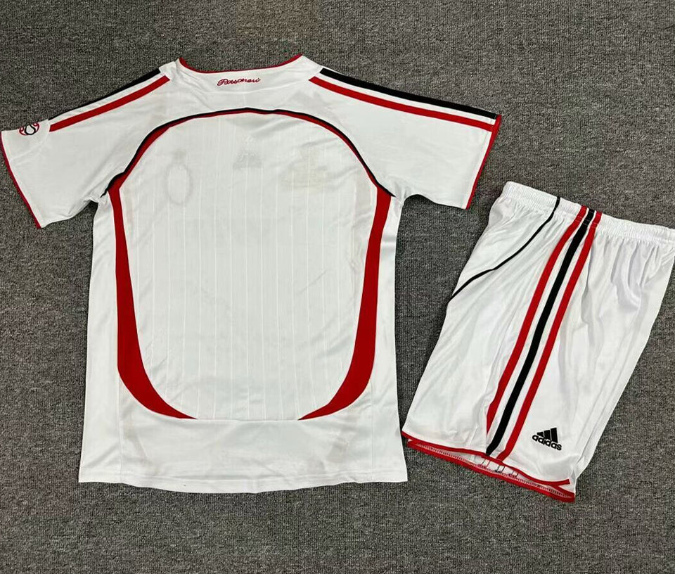 Jersey 2006/07 AC Milan Visitante Manga corta Niño Retro