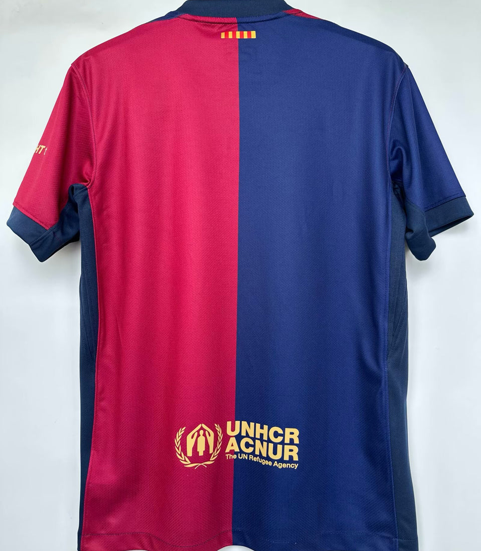 jersey 2024/25 barcelona local manga corta versión fan