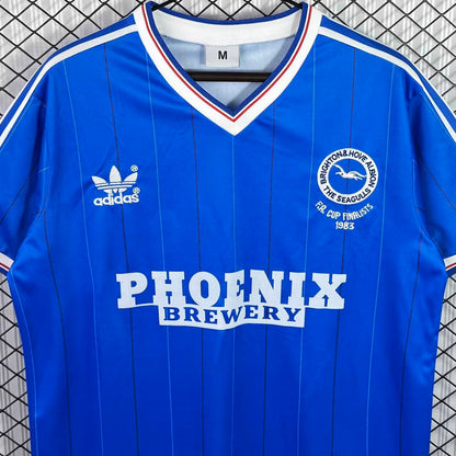 Jersey 1983/1984 Brighton Local Manga corta Versión Fan Retro